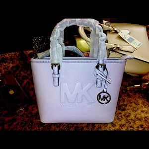Michael Kors purse Jet Set Travel 35S2STVTOL LVNDR MIST XS CRYL CONV TZ TOTE